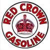 Red Crown Red/White Gasoline Reproduction Metal Sign Motor Oil view 1