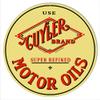 Cuyler Motor Oils Reproduction Gas And Motor Oil Metal Sign 2424 view 1