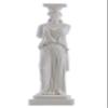 Caryatid Erechtheion Acropolis Athens Greek Statue Sculpture Cast Marble view 1