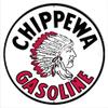 Chippewa Gasoline Reproduction Motor Oil Metal Sign 2424 Round view 1