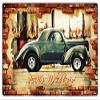 1940 Willys Hot Rod Car Garage Art Extra Large Reproduction Metal Sign 1830 view 1