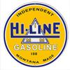 Hi Line Gasoline Reproduction Gas And Motor Oil Metal Sign 3030 view 1