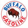 Buffalo Gasoline Reproduction Motor Oil Metal Sign 2424 Round view 1