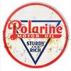 Polarine Motor Oil Reproduction Vintage Looking Metal Sign 2424 Round view 1