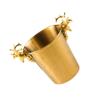 Hemoton Stainless Steel Deer Head Wine Cooler Bucket 5l Bar Supply Ice Bucket Stand view 1