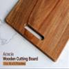 Alabama Crimson Tide Engraved Wooden Cutting Board 10" x 14" Acacia Wood - Large Engraving Officially Licensed Collegiate Product view 2