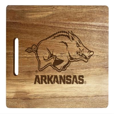 Arkansas Razorbacks Engraved Wooden Cutting Board 10" x 14" Acacia Wood - Large Engraving Officially Licensed Collegiate Product