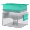 Large Tofu Press, Yarkor Tofu Presser for 12-16 oz Bricks Firm Tofu or Extra Firm Tofu, Built-in Drip Tray, Simple and Effective Design, Dishwasher Safe, Fit for 16oz Tofu, Tofu Recipe Included view 1