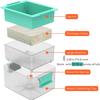 Large Tofu Press, Yarkor Tofu Presser for 12-16 oz Bricks Firm Tofu or Extra Firm Tofu, Built-in Drip Tray, Simple and Effective Design, Dishwasher Safe, Fit for 16oz Tofu, Tofu Recipe Included view 2