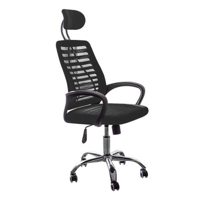 LIYFF-Stools Executive Ergonomic Computer Desk Chair Mesh Office Chair with Adjustable Headrest and Lumbar Support for Study Room