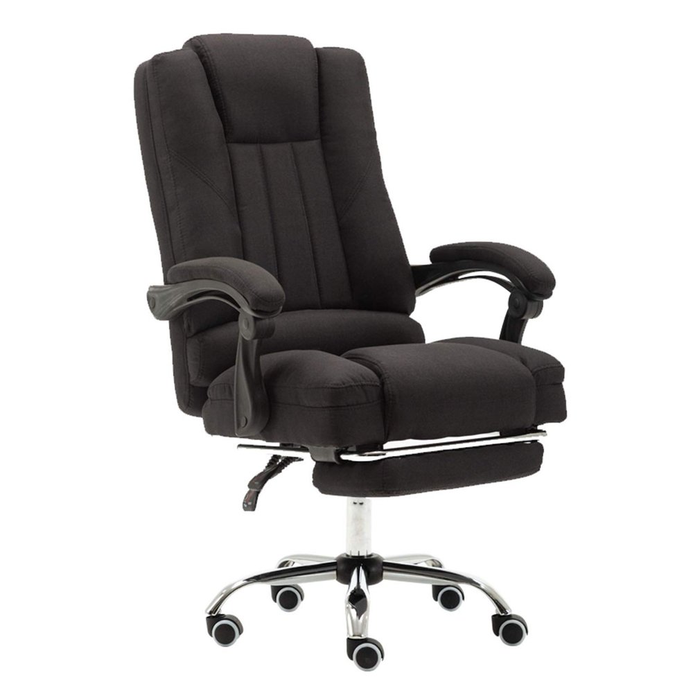 LIYFF-Stools Ergonomics Office Chair Executive Swivel Adjustable Computer Desk Chair with Retractable Footrest for Home