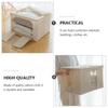 Zip Storage Bags High Capacity Quilt Organizer Cloth Bin Blanket Bag Storage Basket Adorable Cloth Container for Home Packable Blanket view 3