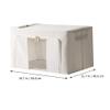 Zip Storage Bags High Capacity Quilt Organizer Cloth Bin Blanket Bag Storage Basket Adorable Cloth Container for Home Packable Blanket view 4
