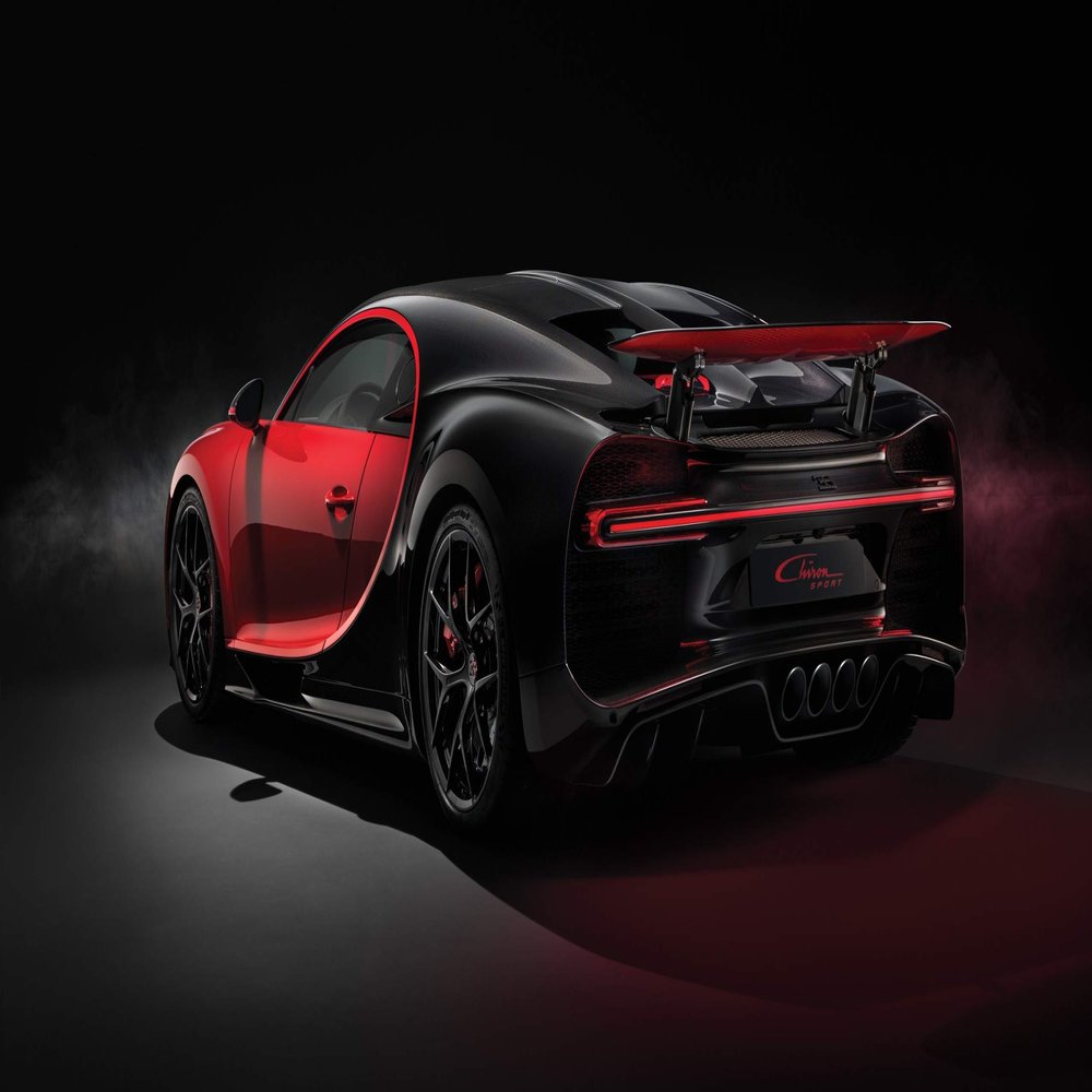 Iconic Arts Supercar- Bugatti Chiron Sport Laminated 24x36 Poster