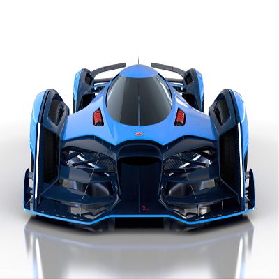 Iconic Arts Supercar- Bugatti Vision Le Mans Laminated 24x36 Poster