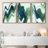 SIGNWIN 3 Piece Framed Canvas Wall Art Abstract Canvas Prints Home Artwork Decoration for Living Room,Bedroom - 16"x24"x3 Panels view 2
