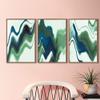SIGNWIN 3 Piece Framed Canvas Wall Art Abstract Canvas Prints Home Artwork Decoration for Living Room,Bedroom - 16"x24"x3 Panels view 3