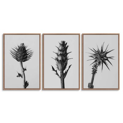 SIGNWIN 3 Piece Framed Canvas Wall Art Illustration Canvas Prints Home Artwork Decoration for Living Room,Bedroom - 16"x24"x3 Panels
