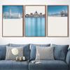 SIGNWIN 3 Piece Framed Canvas Wall Art City Covered with Snow Canvas Prints Home Artwork Decoration for Living Room,Bedroom - 16"x24"x3 Panels view 4