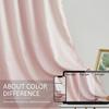 Treatmentex Pom Pom Curtains for Bedroom Pink Girls Room Blackout Window Drapes 63" Energy Efficient Thermal Insulated Living Room Darkening Curtain Panels 2pcs view 4