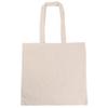 ATMOS GREEN 50 pack 15 X 16 inch with long handle NATURAL Color 5.5 oz 100% cotton reusable grocery bags eco friendly super strong great choice for promotion branding gift Made in India (NATURAL, 50) view 4
