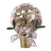 Christmas Tree RENRUIRUI- Desktop Small Golden,for Home Dining Table Office Desk Compact Space Xmas Decoration view 1