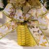 Christmas Tree RENRUIRUI- Desktop Small Golden,for Home Dining Table Office Desk Compact Space Xmas Decoration view 4
