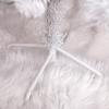 Christmas Tree RENRUIRUI- White Artificial Fir Tree Metal Bracket for Home Indoor Outdoor Xmas Decoration (Size : 120cm) view 4