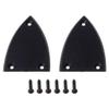 MOMOJIA 2pcs Black Rod Cover Screws for Guitar 3 Holes Guitar Part Accessories New view 1