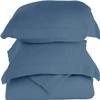 1000-Thread-Count 100% Egyptian-Cotton [3 PCs] [1 Duvet Cover & 2 Pillow Shames] Set with Zipper Closure & Corner Ties, Long Staple Cotton Sateen Weave, Quilt Cover - (Cal-King, Mediterranean Blue) view 1