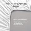 EXTRA-DEEP-POCKET 1000-Thread-Count 100% Egyptian-Cotton Bed Sheets, 4-PC Sheet Set, Single Ply Long-Staple Yarns, Sateen Weave, Fits Mattress Upto 30-INCH Deep Pockets - (RV King, Lilac) view 3