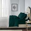 Extra-Deep-Pockets 1000-Thread-Count 100% Egyptian-Cotton Bed Sheets, 4-PC Sheet Set, Single Ply Long-Staple Yarns, Sateen Weave, Fits Mattress Upto 24" Deep Pocket - (Full-XL, Teal Blue) view 2