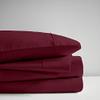 Extra-Deep-Pockets 1000-Thread-Count 100% Egyptian-Cotton Bed Sheets, 4-PC Sheet Set, Single Ply Long-Staple Yarns, Breathable Sateen Weave, Fits Mattress Upto 24" Deep Pocket - (Full-XL, Burgundy) view 1