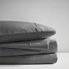 Extra-Deep-Pockets 1000-Thread-Count 100% Egyptian-Cotton Bed Sheets, 4-PC Sheet Set, Single Ply Long-Staple Yarns, Sateen Weave, Fits Mattress Upto 24" Deep Pocket - (Full-XL, Dark Grey) view 1