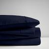 Extra-Deep-Pockets 1000-Thread-Count 100% Egyptian-Cotton Bed Sheets, 4-PC Sheet Set, Single Ply Long-Staple Yarns, Sateen Weave, Fits Mattress Upto 24" Deep Pocket - (Full-XL, Navy Blue) view 1