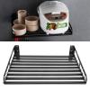 BHDD Alumimum Microwave Oven Wall Mount, Wall Microwave Stand Shelf Metal Shelving Heavy Duty Commercial Or Household Grade Microwave Rack, with Fixing Kit, for Kitchen, Restaurant, Laundry(50x40) view 3