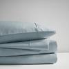 EXTRA-DEEP-POCKET 1000-Thread-Count 100% Egyptian-Cotton Bed Sheets, 4-PC Sheet Set, Single Ply Long-Staple Yarns, Sateen Weave, Fits Mattress Upto 30-INCH Deep Pockets - (RV King, Light Blue) view 1
