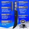 Dalstrong Butcher Knife - 10 inch Delta Wolf Series - Ultra-Thin Zero Friction Blade - HC 9CR18MOV Steel - Black Titanium Nitride Coating - Breaking Knife - G10 Camo Handle - Leather Sheath view 4