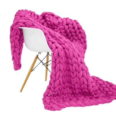 Lavish Decor Chunky Knit Blanket | Hypoallergenic Fall Throw Blankets for Couch, Bed, Baby Blankets and Pet Mat | Elegant Knit Blanket