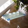 Dale Tiffany CH0160 Water Drop - 5 Inch Fused Glass Candle Holder, Blue Finish view 2