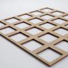 Manchester Decorative Fretwork Wood Wall Panels, Medium, 15 3/8" W x 15 3/8" H x 1/4" T, Hickory view 4
