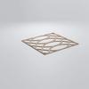 23 3/8"W X 23 3/8"H Large Montrose Decorative Fretwork Wood Wall Panels, Birch view 3