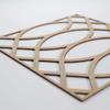 23 3/8"W X 23 3/8"H Large Montrose Decorative Fretwork Wood Wall Panels, Birch view 4