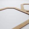 Ekena Millwork WALW24X24X0375LKHBI Lockhart 3/8"T Decorative Fretwork Wall Panels, 39 7/8" W X 23 H, Birch view 4