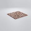 Ekena Millwork WALW16X16X0375GRDMF Garland 3/8"T Decorative Fretwork Wall Panels, 15 3/8"W X 15 3/8"H, MDF view 3