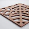 Ekena Millwork WALW16X16X0375GRDMF Garland 3/8"T Decorative Fretwork Wall Panels, 15 3/8"W X 15 3/8"H, MDF view 4