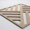 Ekena Millwork WALW24X24X0375ALLBI Allen 3/8"T Decorative Fretwork Wall Panels, 23 3/8"W X 23 3/8"H, Birch view 4