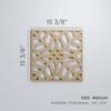 Ekena Millwork WALW16X16X0375GRDBI Garland 3/8"T Decorative Fretwork Wall Panels, 15 3/8"W X 15 3/8"H, Birch view 2