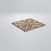 Ekena Millwork WALW16X16X0375GRDBI Garland 3/8"T Decorative Fretwork Wall Panels, 15 3/8"W X 15 3/8"H, Birch view 3