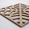 Ekena Millwork WALW16X16X0375GRDBI Garland 3/8"T Decorative Fretwork Wall Panels, 15 3/8"W X 15 3/8"H, Birch view 4